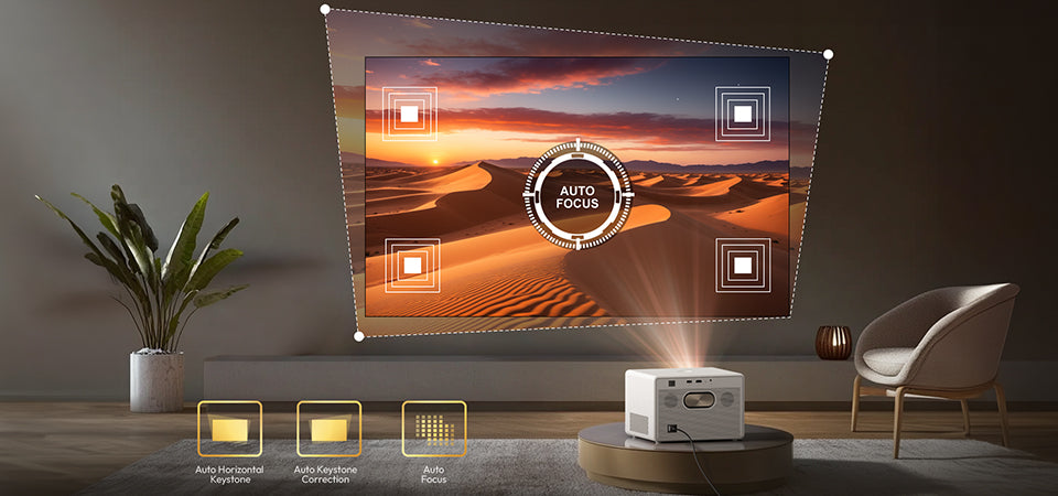 BYINTEK Plato T5 Smart Wifi Projector - Beamer