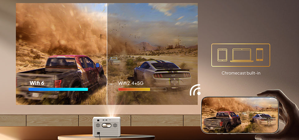 BYINTEK Plato T5 Smart Wifi Projector - Beamer