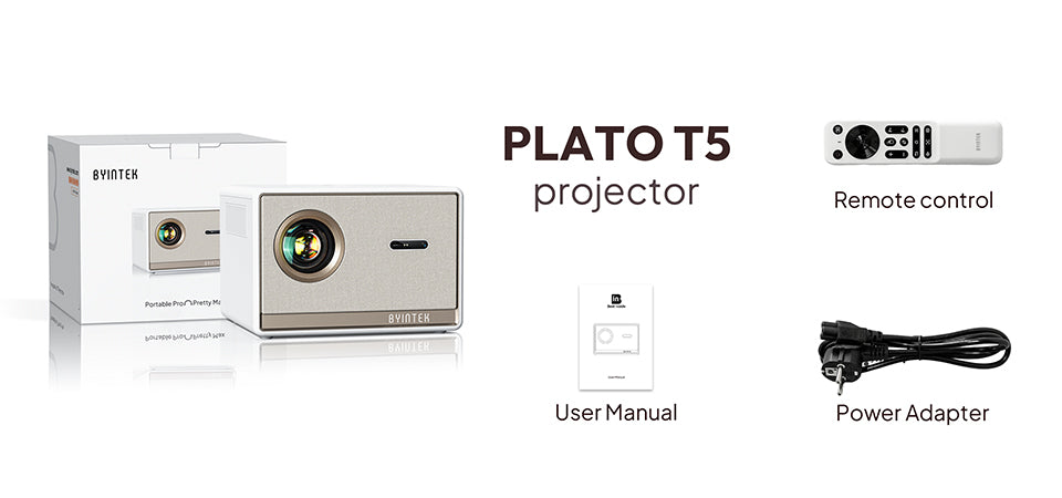 BYINTEK Plato T5 Smart Wifi Projector - Beamer